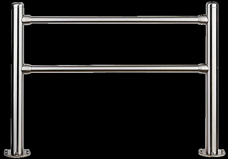 Geländersystem BORVO ohne Handlauf, mit Rundkopf, 1 m, zum Aufdübeln