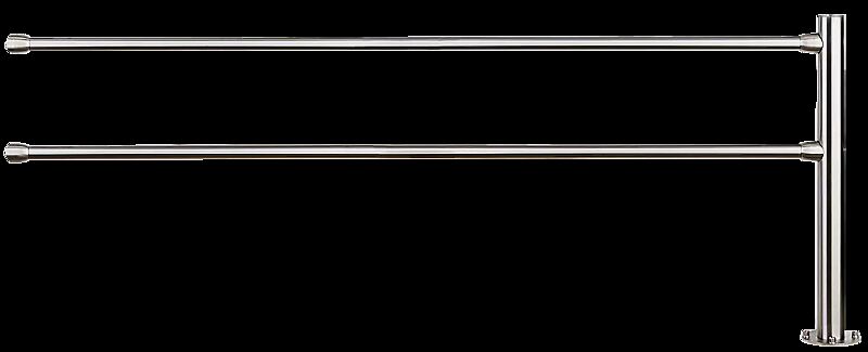 Ergänzungsset Geländersystem BORVO ohne Handlauf, mit Flachkopf, 2 m, zum Aufdübeln