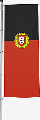 Fahnentuch PORTUGAL, Auslegerflagge