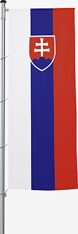 Fahnentuch SLOWAKEI, Auslegerflagge