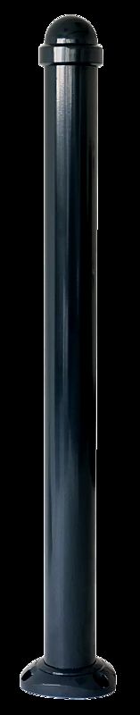 Poller BILBAO MICRO zum Aufdübeln, selbstaufrichtend (bis etwa 30° Neigung), in RAL 7016 anthrazitgrau