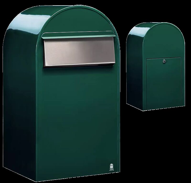 Briefkasten BOBI GRANDE B, in RAL 6005 moosgrün