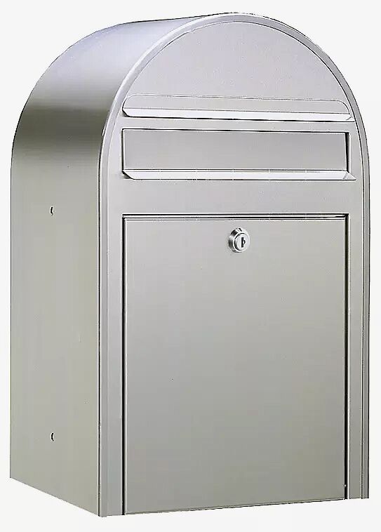 Briefkasten BOBI CLASSIC aus Edelstahl V2A, geschliffen Korn 180