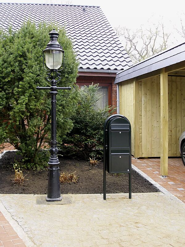 Briefkasten BOBI DUO - aus Stahl, feuerverzinkt und pulverbeschichtet