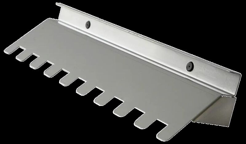 Klappschutz aus Edelstahl gegen unbefugtes Herausnehmen von Post