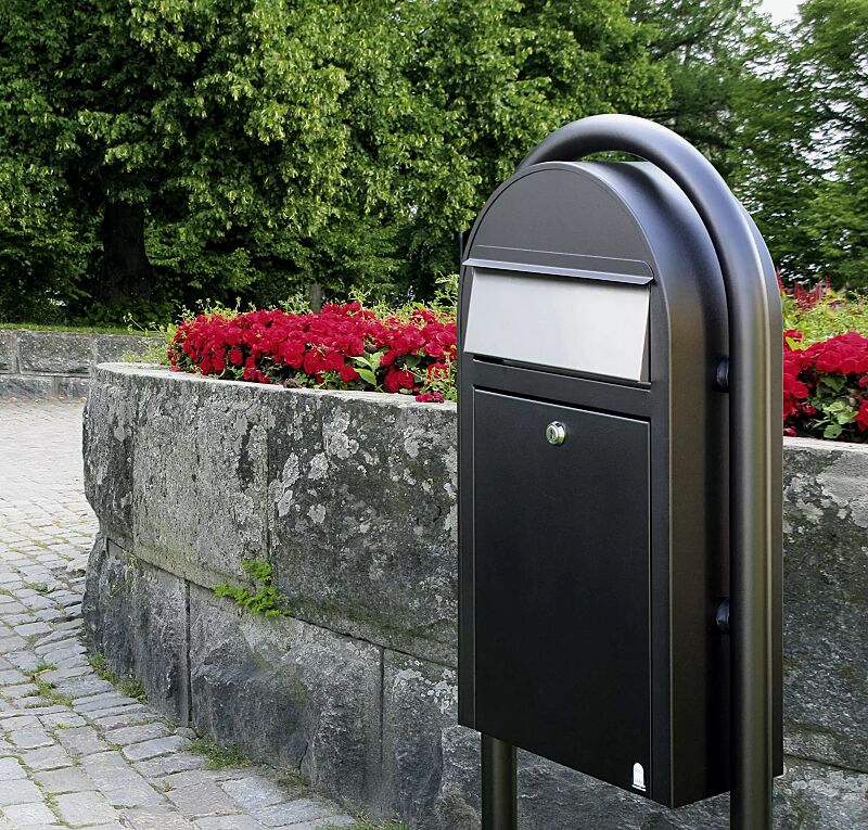 Briefkasten BOBI GRANDE S aus Stahl, feuerverzinkt und pulverbeschichtet