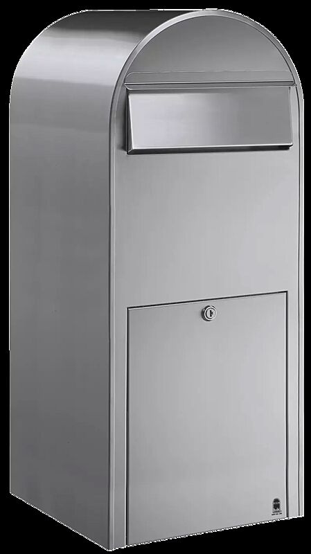 Briefkasten BOBI JUMBO aus Edelstahl V2A, geschliffen Korn 180