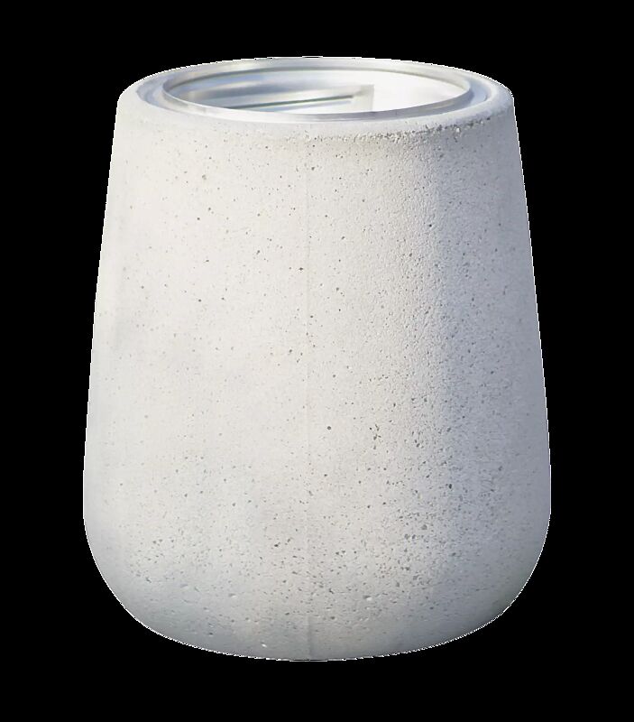 Abfallbehälter KOBE aus Beton, sandgestrahlt