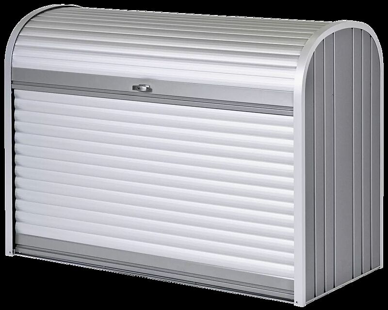 Universal-Depot STOREMAX® - Modell 190 in silber-metallic - Rück-/Seitenwände quarzgrau