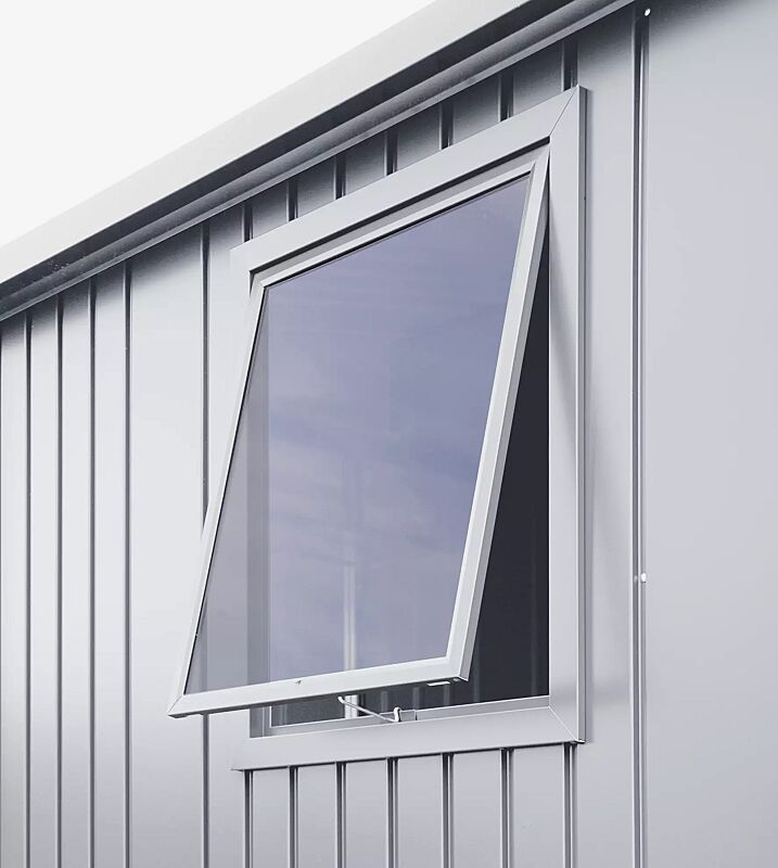 Fenster-Element, silber-metallic