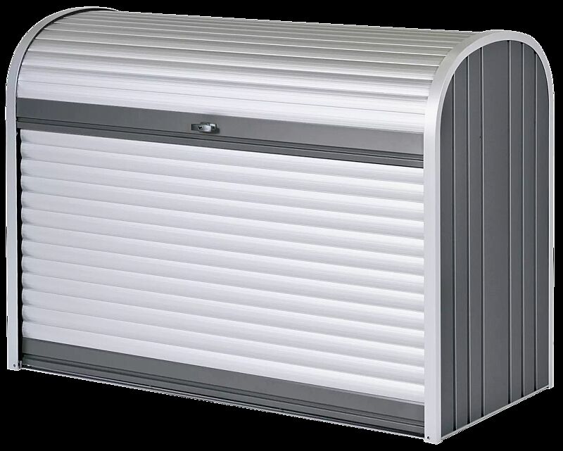 Universal-Depot STOREMAX® - Modell 190 in silber-metallic - Rück-/Seitenwände dunkelgrau