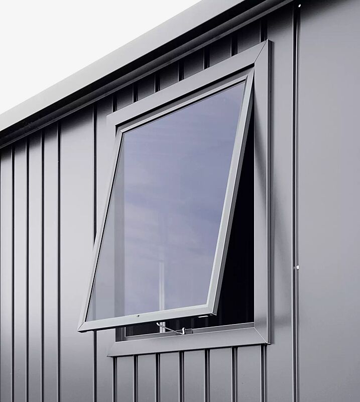 Fenster-Element, quarzgrau-metallic