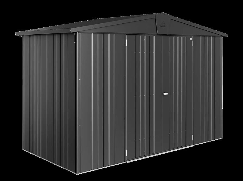 Gerätehaus EUROPA, Modell 4A in dunkelgrau-metallic