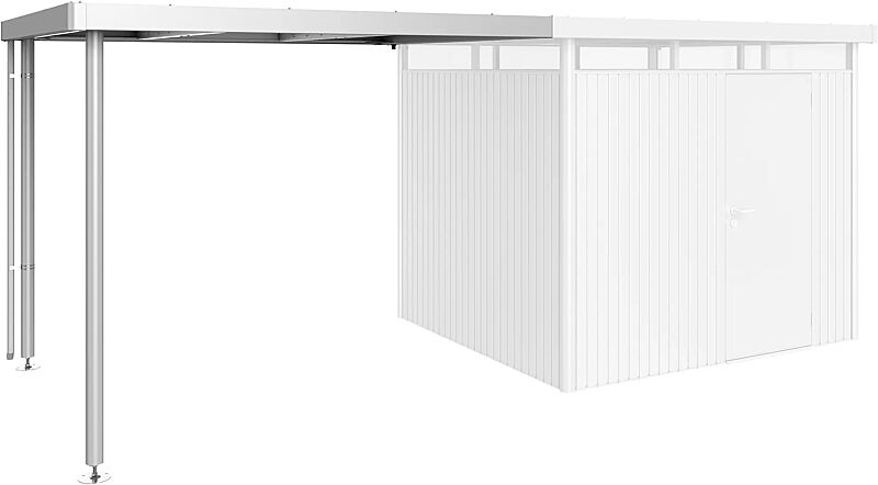 Seitendach für Gerätehaus HighLine®, Modell 3 in silber-metallic