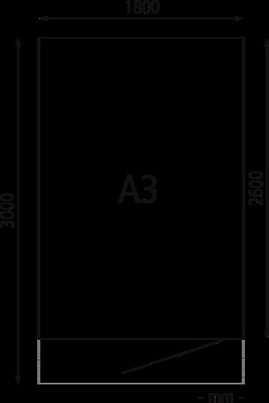 330.286/geraetehaus-avantgarde---groesse-a3-silber-metallic-mit-einfluegeltuer__shoKAT0065143