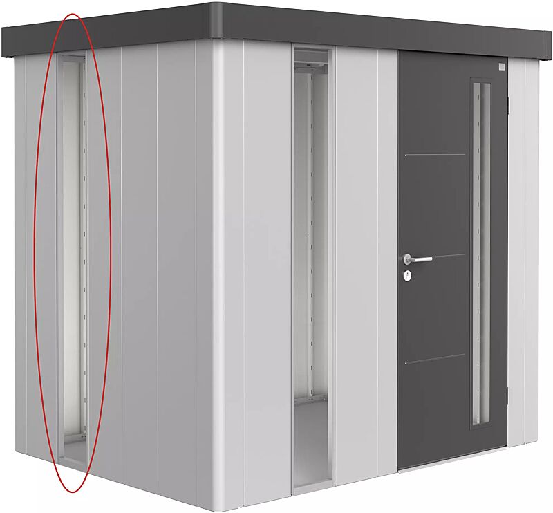 Lichtpaneel in silber-metallic