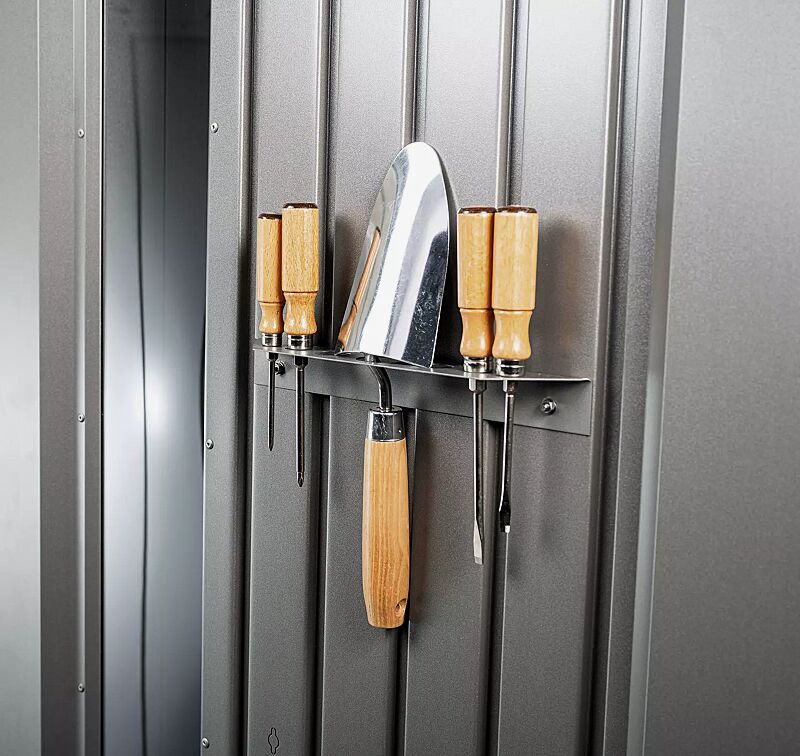 Werkzeughalter in quarzgrau-metallic