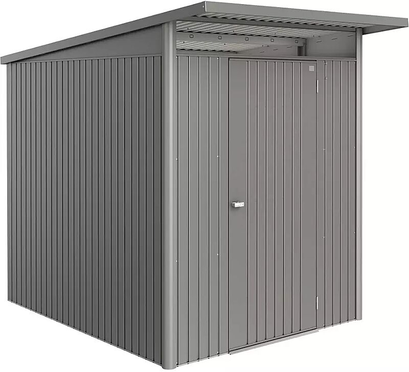 Gerätehaus AVANTGARDE®ECO, Größe A2, quarzgrau-metallic, mit Einflügeltür