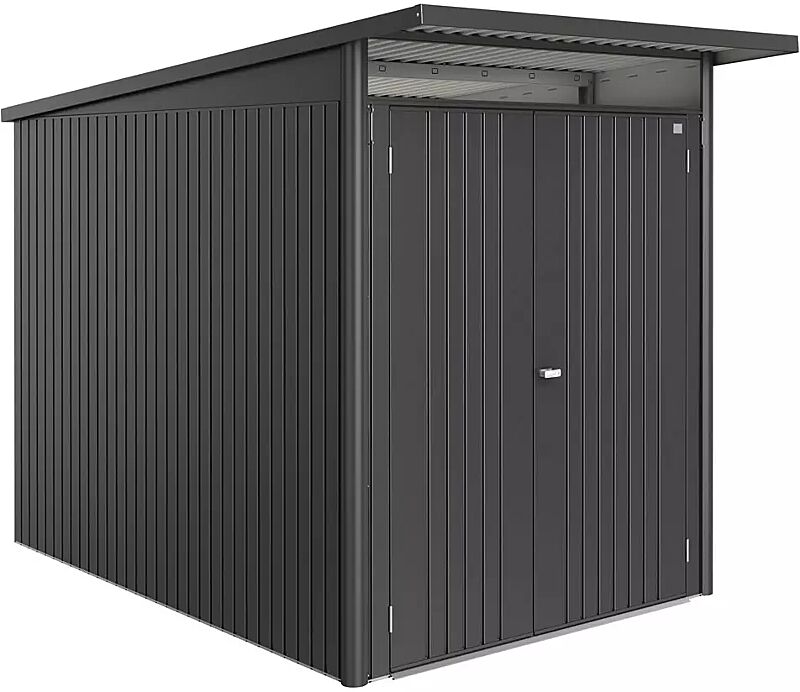 Gerätehaus AVANTGARDE®ECO, Größe A3, dunkelgrau-metallic, mit Doppelflügeltür