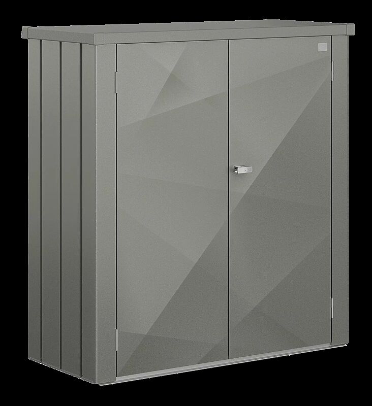 Geräteschrank ROMEO® X-DESIGN, Größe M, in quarzgrau-metallic