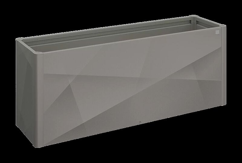 Hochbeet X-DESIGN, B x T 2000 x 500 mm, in quarzgrau-metallic