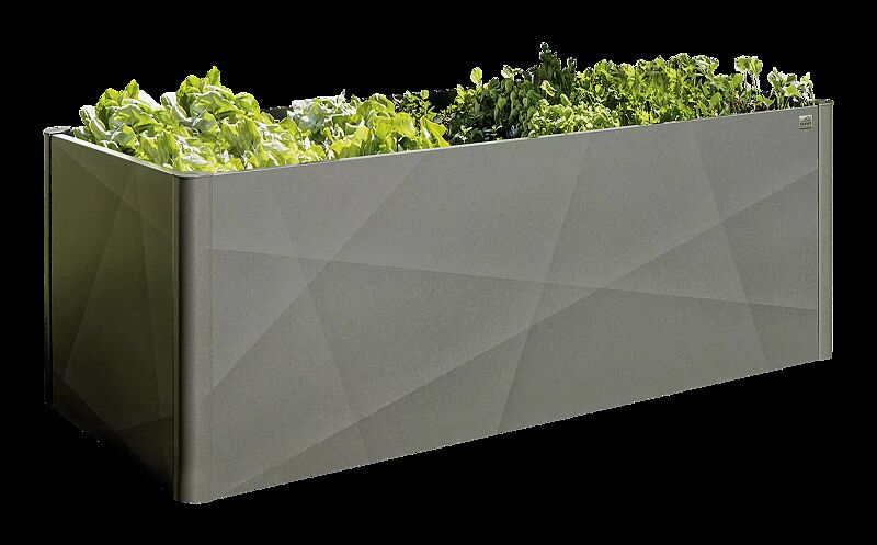 Hochbeet X-DESIGN, B x T 2000 x 1000 mm, in quarzgrau-metallic