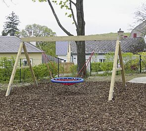 Nestschaukel STERNTALER, Schaukelsitz-Umwicklungstau in blau (Sonderausführung)