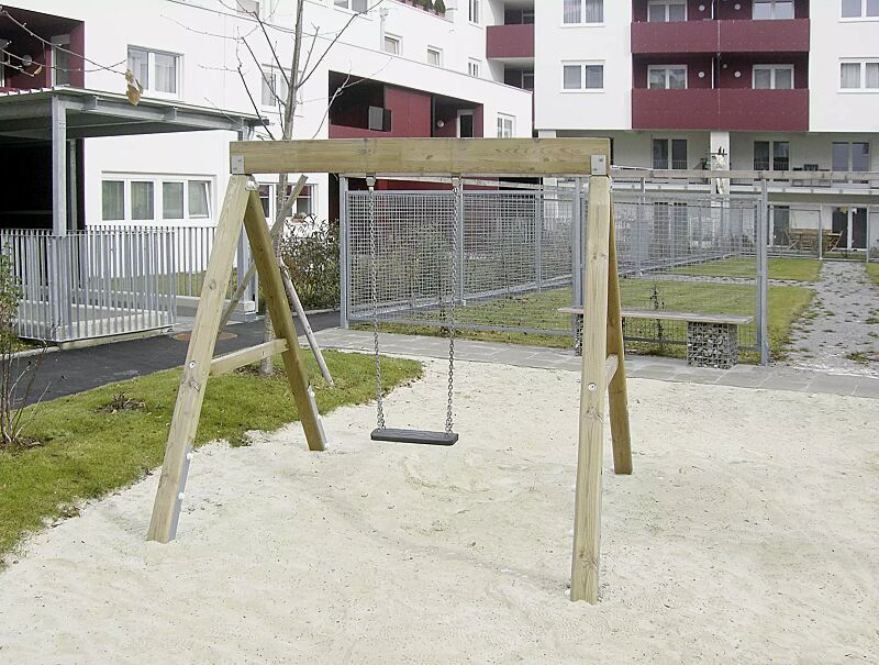 Einzelschaukel PINOCCHIO mit Standard-Sicherheitsschaukelsitz