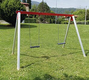 Doppelschaukel BIANCA mit 2 Standard-Sicherheitsschaukelsitzen