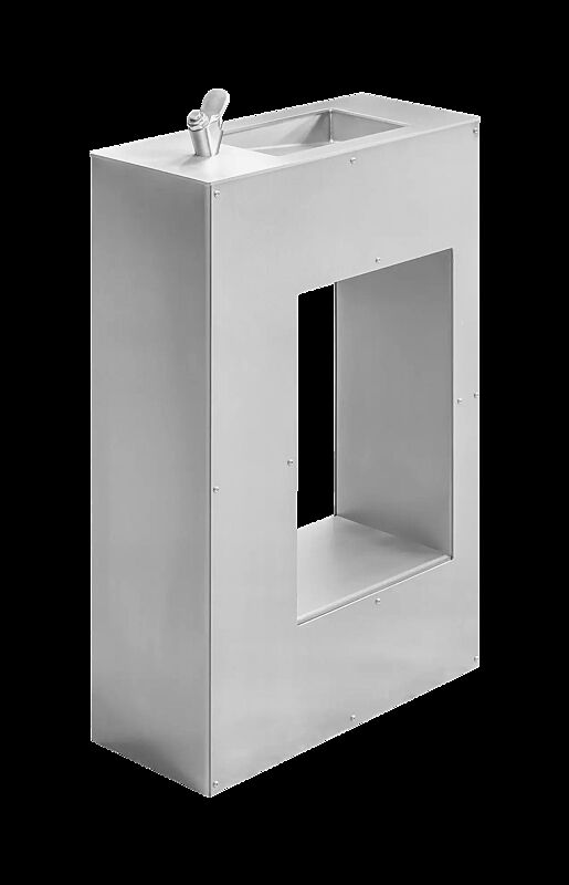 Trinkbrunnen LURAS ohne Hundetrinkschale, aus Edelstahl