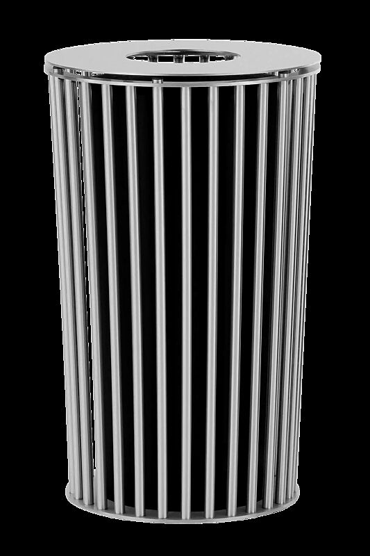 Abfallbehälter ANZIO aus Edelstahl