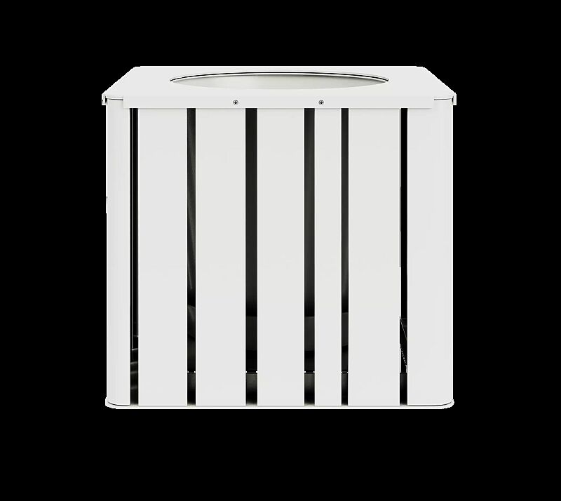 Pflanzbehälter MANTUA, 25 Liter, in RAL 9003 signalweiß