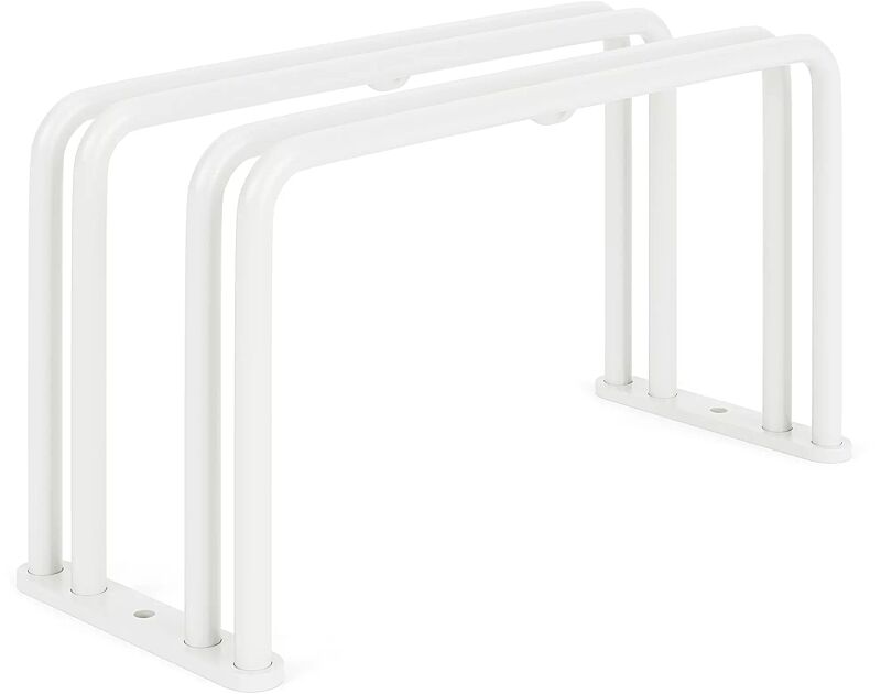 Fahrradständer ANZIO, 1 Stellplatz, in RAL 9003 signalweiß