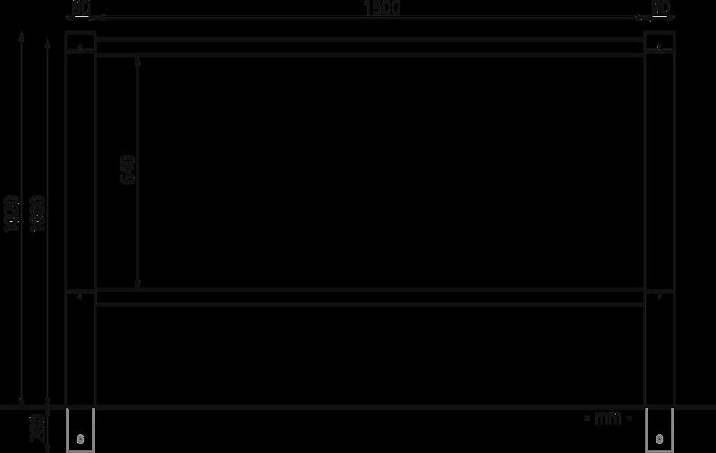 Geländersystem BARR Grundeinheit, Rundkopf