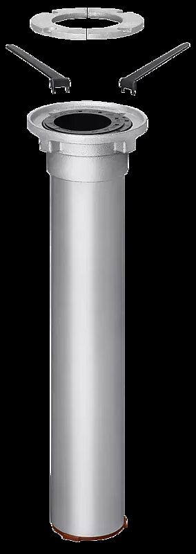 Bodenhalterung mit Exzentereinstellung