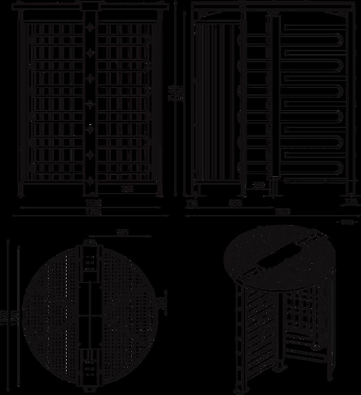 397.910/drehkreuz-lardos-pulverbeschichtet-sperrhoehe-2000-mm__shoKAT0065823