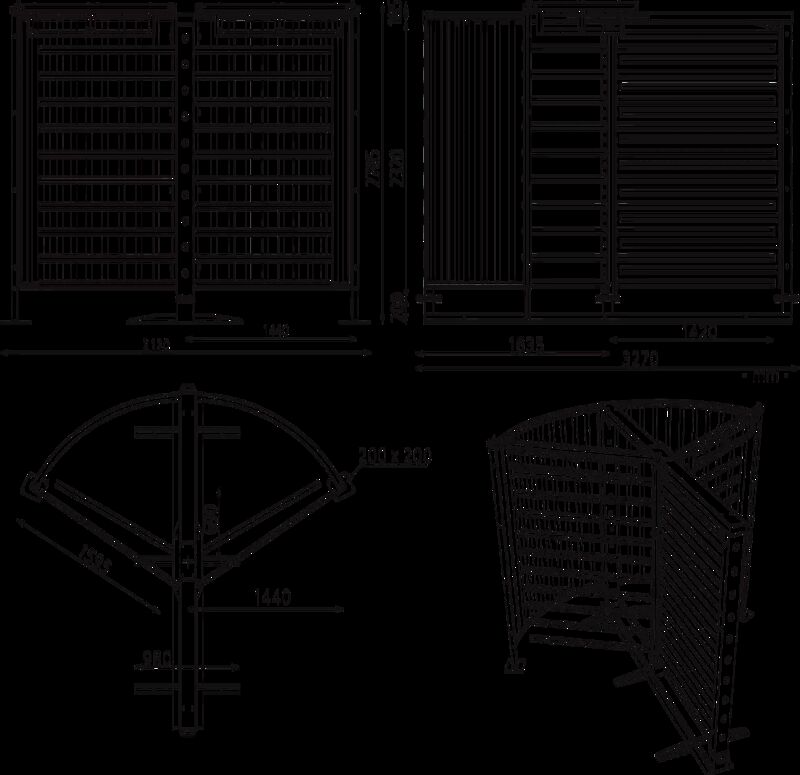 397.928/behindertengerechtes-drehkreuz-festos-pulverbeschichtet-sperrhoehe-2320-mm__shoKAT0065920