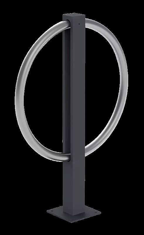 Anlehnbügel BARR zum Aufdübeln, mit Flachkopf