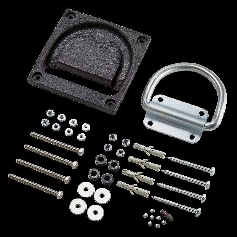 Anschließbügel MATARO zum Aufdübeln, Einbau bodenbündig