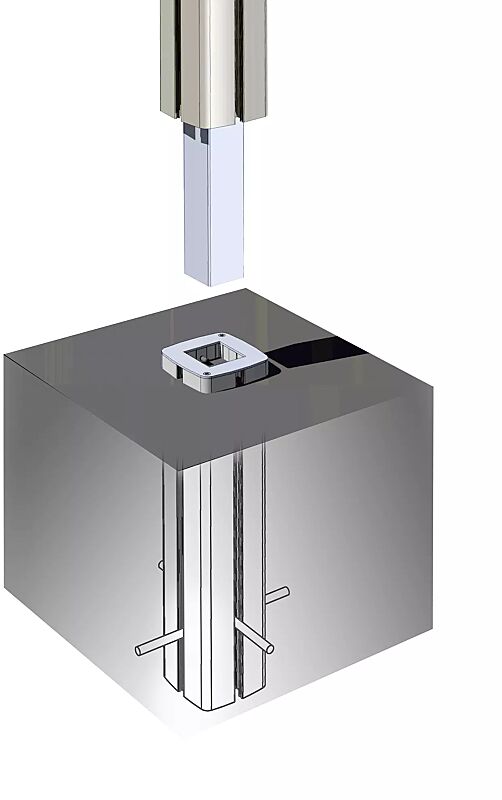 Bodenhülse 300° drehbar