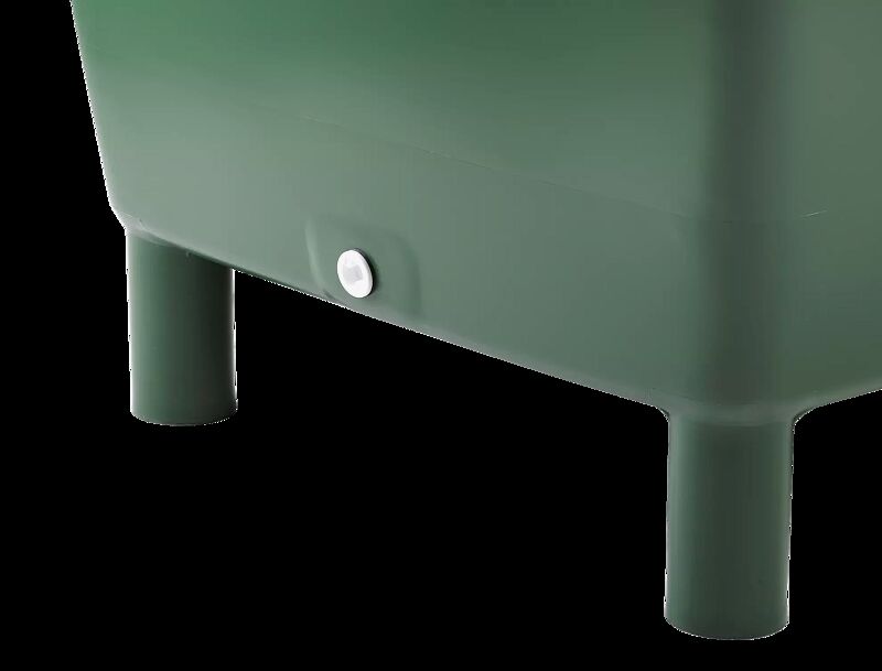 Auslauföffnung mit Stopfen