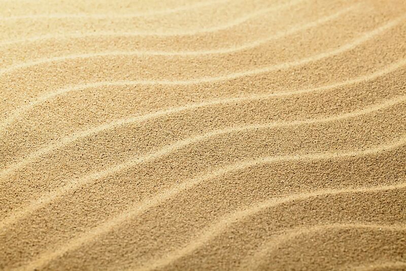 Beschwerung mit Quarzsand