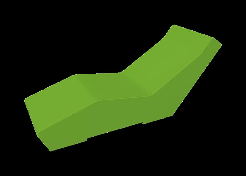 Liegebank LOUNGER LOLA in RAL 6037 reingrün