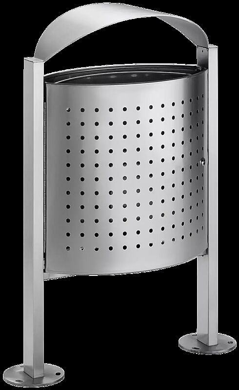 Abfallbehälter ELISEO aus Edelstahl