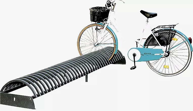 Fahrradständer RICCIO ohne Betonsockel, in RAL 7016 anthrazitgrau