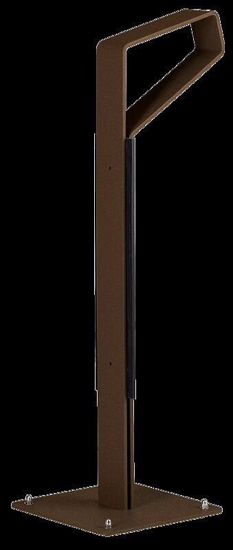 Anlehnbügel GREYHOUND aus Cortenstahl oxidierend