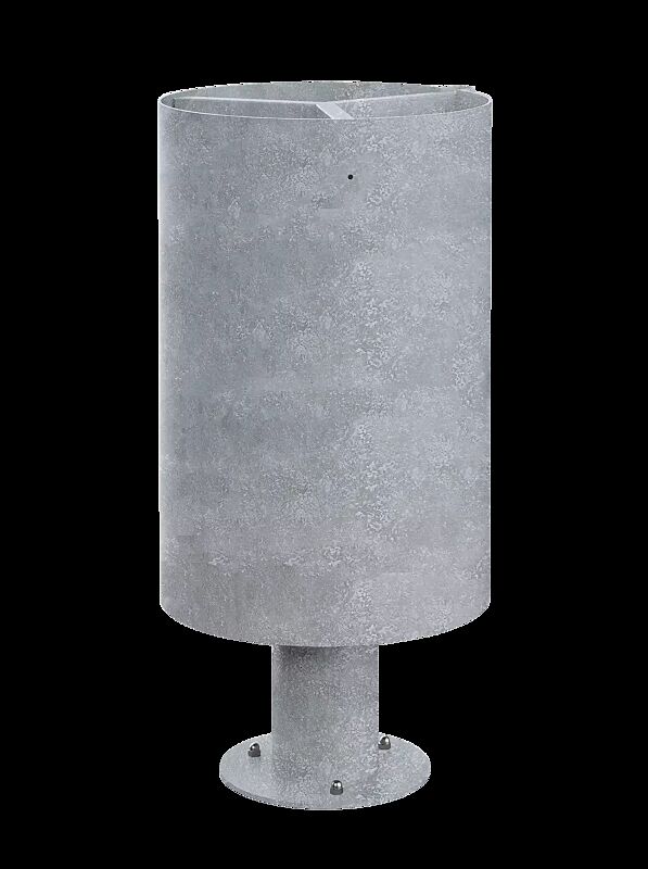 Abfallbehälter CARROARMATO, feuerverzinkt