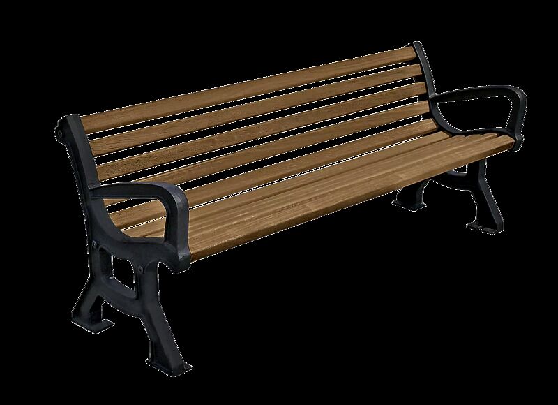 Sitzbank VALENTINO mit Armlehnen, mit Merantiholzbelattung