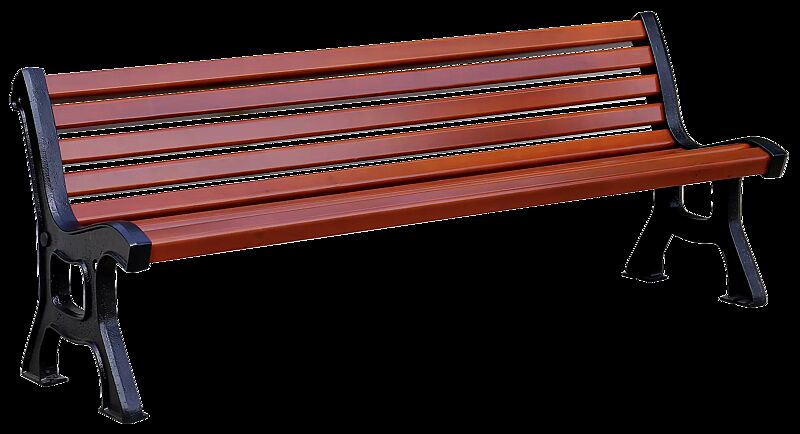 Sitzbank VALENTINO ohne Armlehnen, mit Fichtenholzbelattung