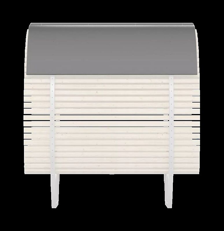 Stahlblech-Abdeckung als Regenschutz